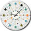 Éléments géométriques minimalistes - horloge murale moderne Mid-Century-40747269