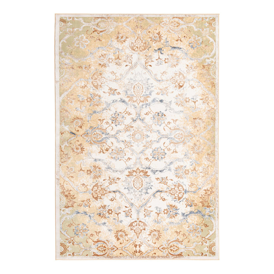 Alamo Floral Yellow Area Rug Langley Street® Rug