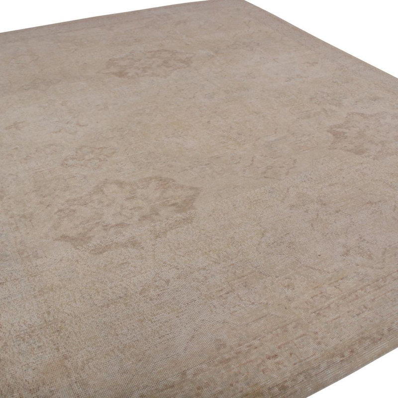 Distressed Homage Hand Knotted Wool Area Rug, Rectangle 8' x 10'