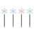 Vivvi App Based Snowflake Path Lights, 7.1" 48 LEDs