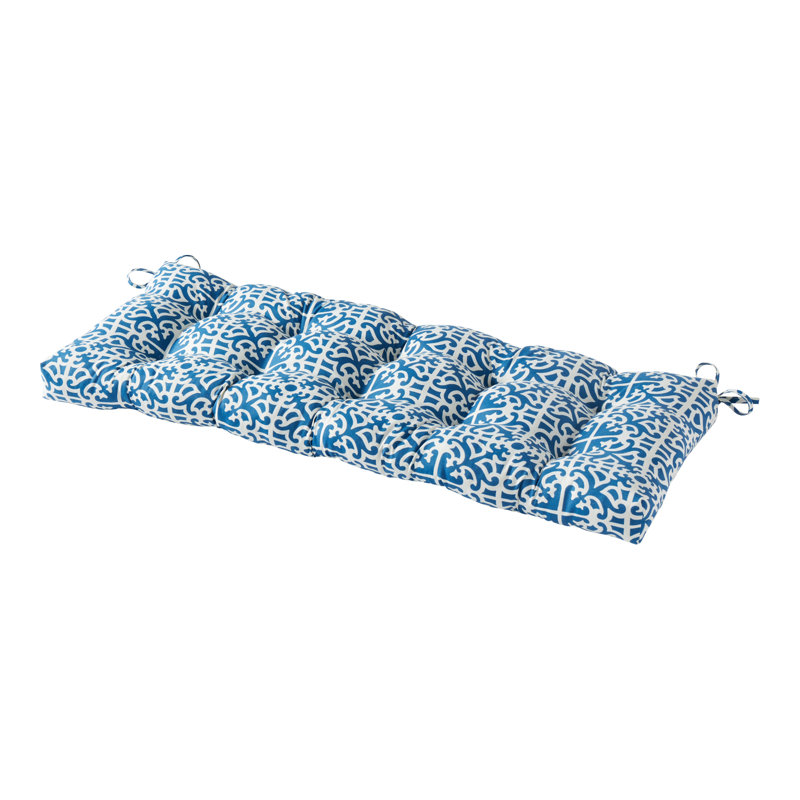 Coussin de banc d'extérieur Shipton, Indigo, 5", L 51 po x P 18 po