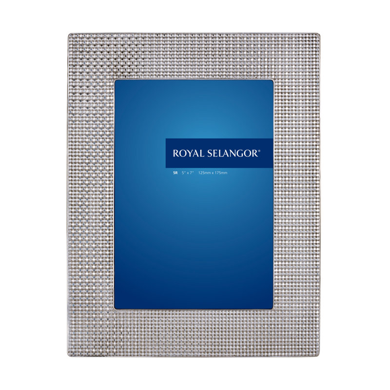 Mirage Silver Beaded Picture Frame, 4" x 6"