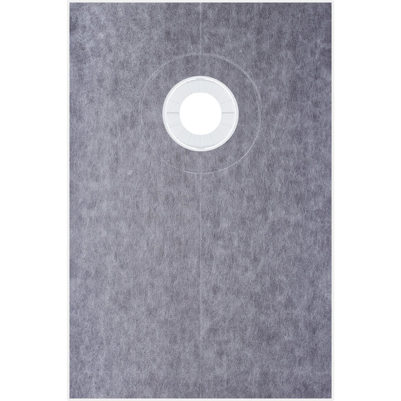 60'' W 38'' D Rectangular Single Shower Base, Left/Right