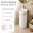 16'' Round Freestanding Bathroom Vanity with Ceramic Sink and Soft-Close Storage-1295368369