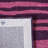 Chanler Striped Handmade Tufted Plum/Black Area Rug-910864312