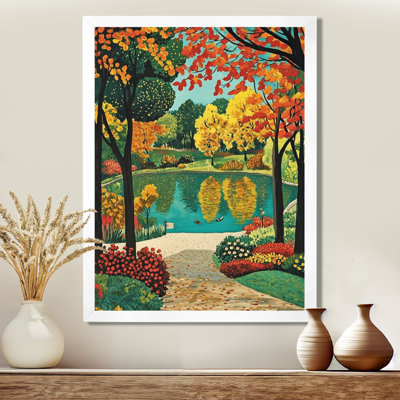 Retiro Parks Beautiful Lakes II - Madrid Canvas Print