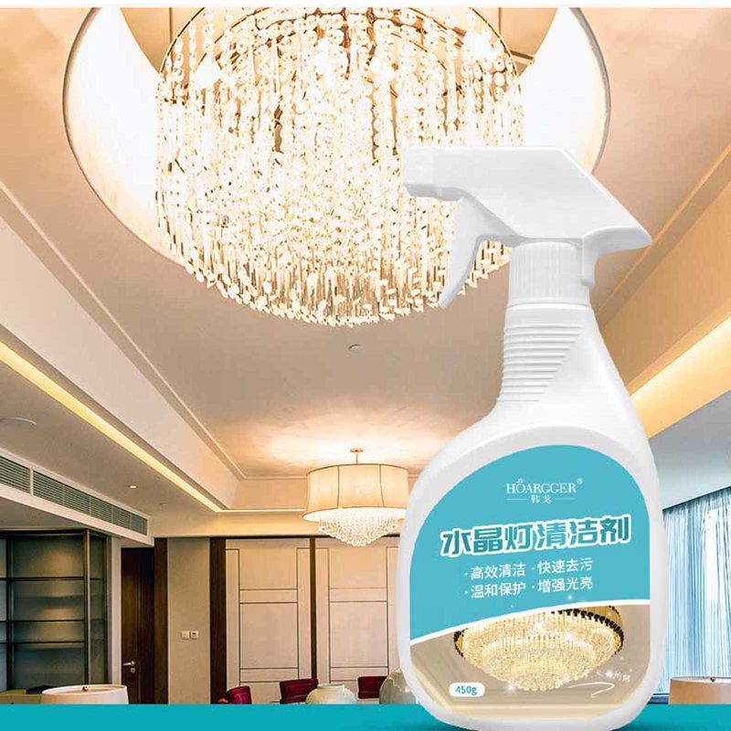 Night Light Crystal Lamp Cleaner Multipurpose Cleaner Lamp Chandelier Tile Glass Crystal Home Products Cleaner 450ml