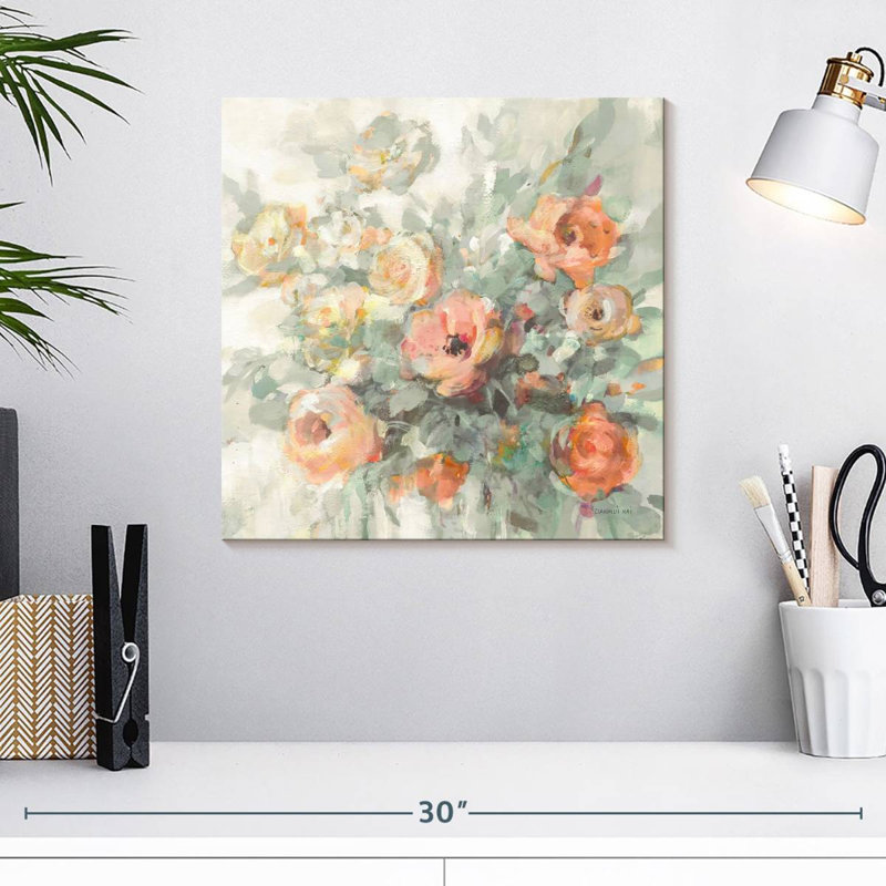 Ode To Spring Sage, 16" H x 16" W