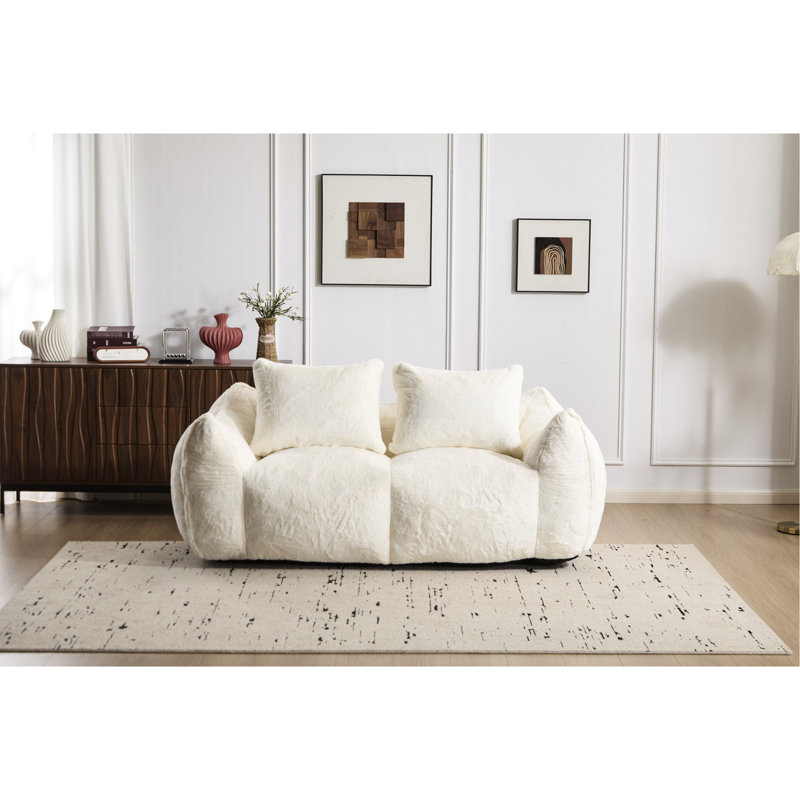 Fauteuil à billes géant pour adultes, rembourrage déchiqueté à haute densité, fauteuil de lecture confortable, sans assemblage, coin idéal, salon