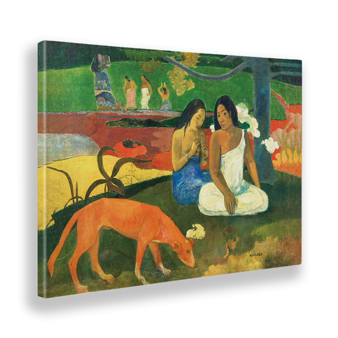 Wandbild Playfulness von Paul Gauguin