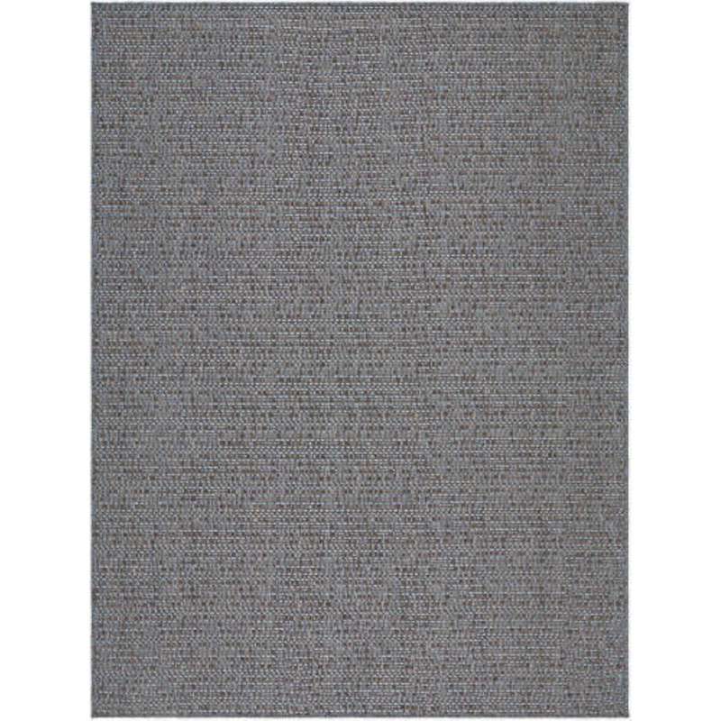 Lumina  Machine Woven Rug, Rectangle 5'1" x 7', Dark Gray