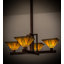 Lustre géométrique à 4 lumières Tiran