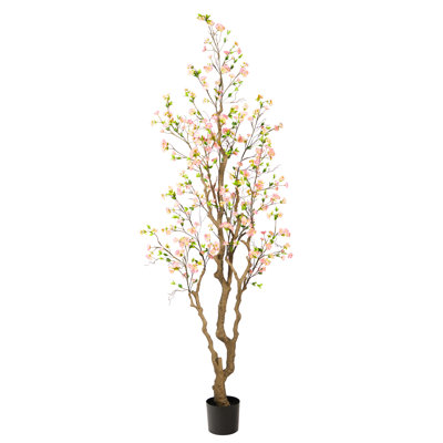 90'' Faux Cherry Blossom Tree