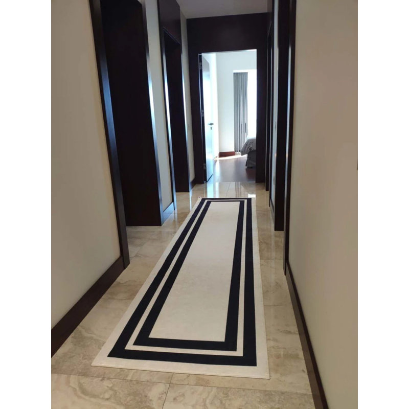 Tapis Masanao avec envers antidérapant, Tapis de couloir 2 pi 7 po x 11 pi 6 po