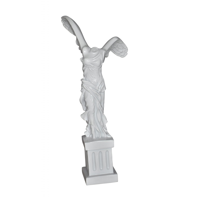 Winged Victory Nike Of Samothrace Statue Made Of Resin Size: 6" X 6" X 14"H