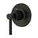 Concord 3-Way Diverter Valve with Single Handle and Round Plate