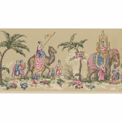 Aliana 15' L x 10.25"" W Wallpaper Border -  Fleur De Lis Living, A800FCDC8FF949D897C0CF0AFDDE116A