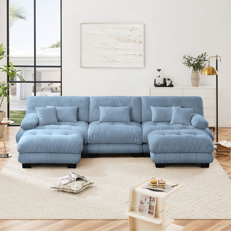Canapé modulaire de luxe Luxury, Bleu