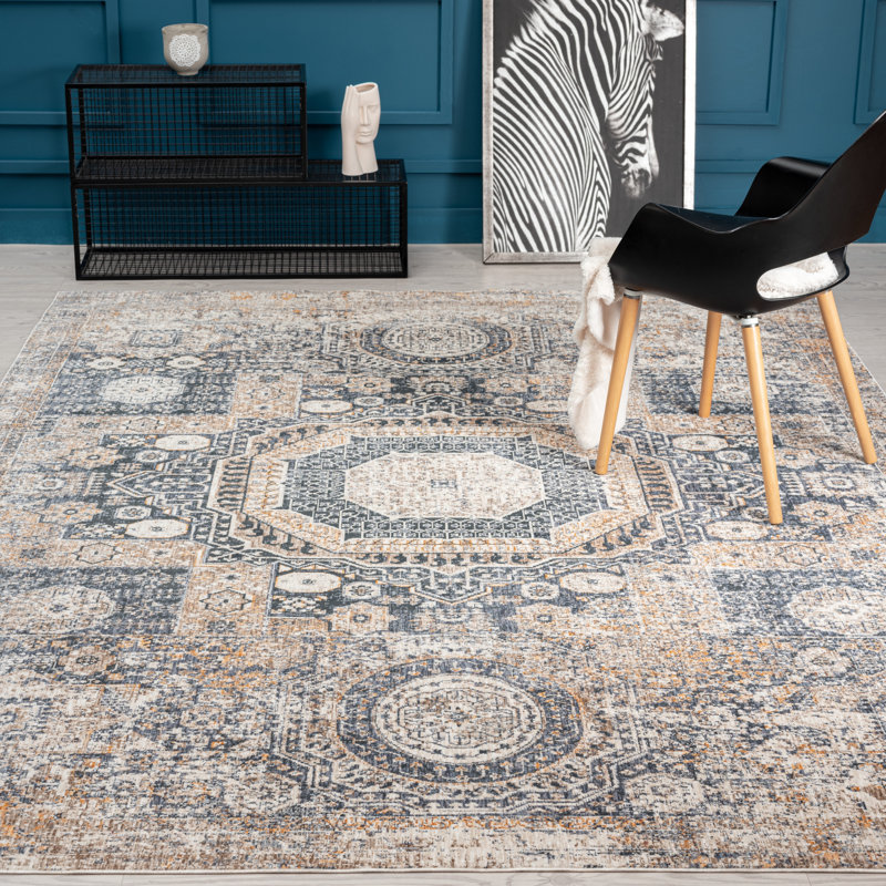 1 Oriental Area Rug, Rectangle 8'6" x 11'6"