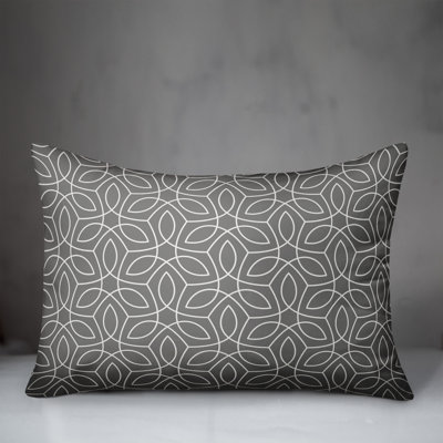 Floral Outdoor Reversible Throw Pillow