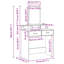 79 X 41 X 140 Cm Mirror Vanity Unit-737409384