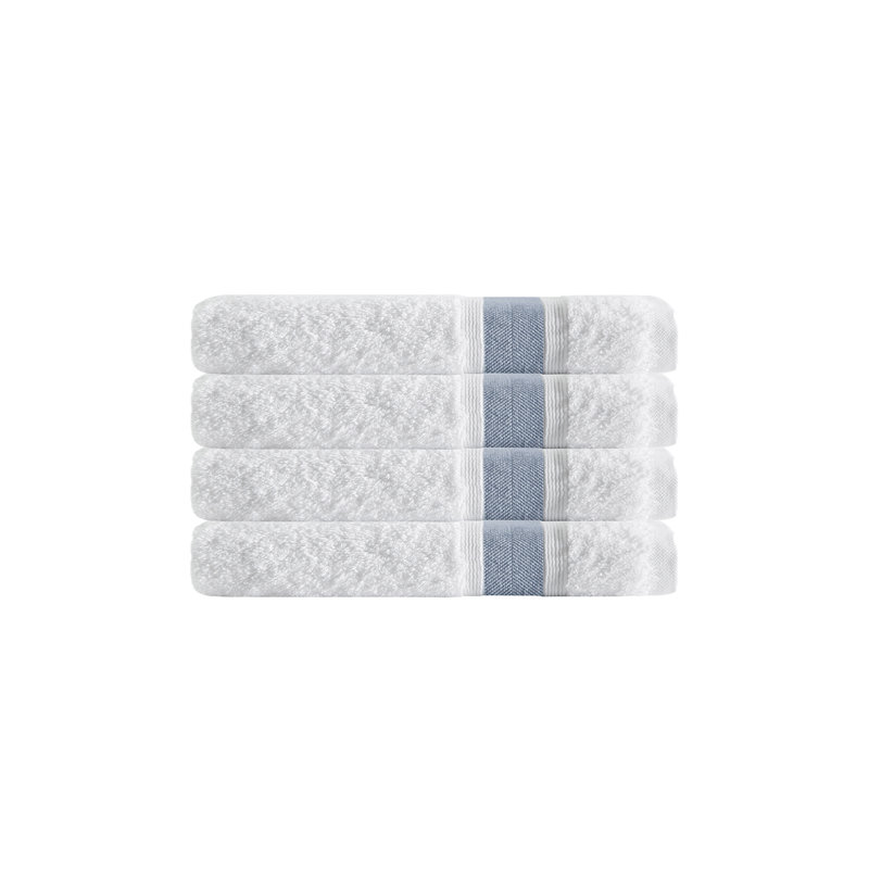 Turkish Cotton Plush Hand Towel, Green