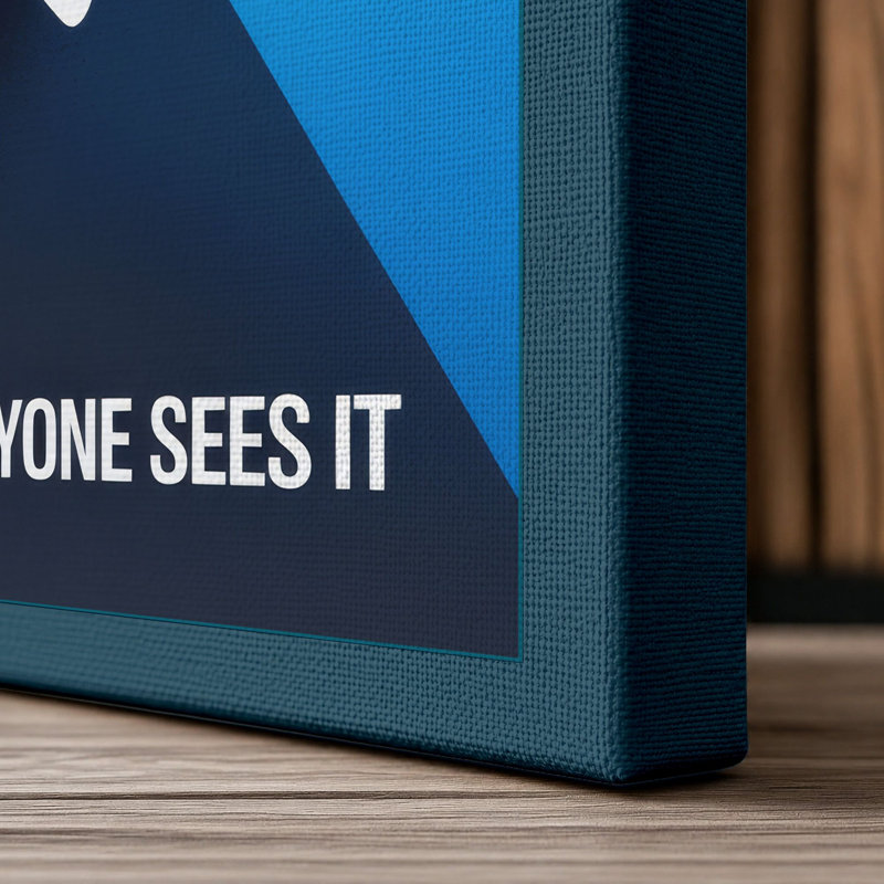 Print, 30x20 - 76.2 x 50.8 cm, Teal Border