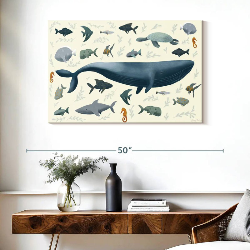 Sea Animals, 26" H x 39" W