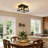 14In Flush Mount Ceiling Lighting Fixture, Square Shape