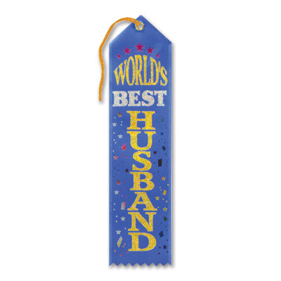 World's Best Husband Award Ribbon