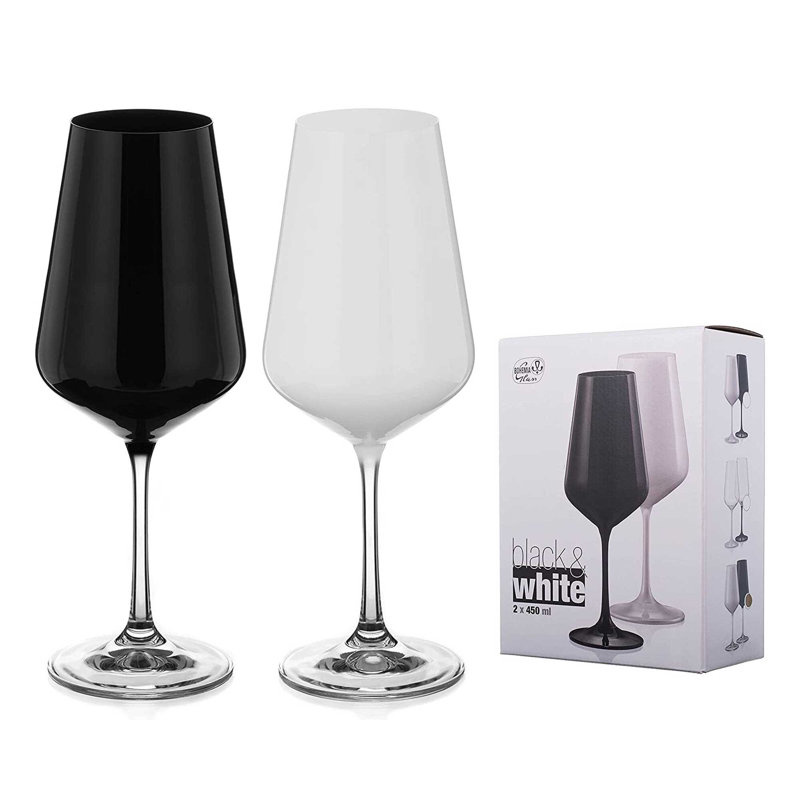Painted Wine Glasses - Set of 2
