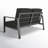 Townsend 55'' Wide Outdoor Loveseat with Sunbrella® Cushions-1799114413