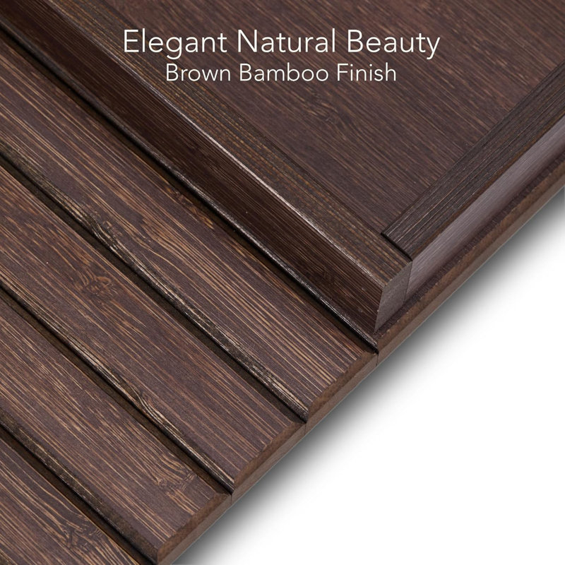 Bamboo Decorative Tray, Brown