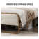 Nelsie Upholstered Platform Bed with Velvet Tufted Headboard