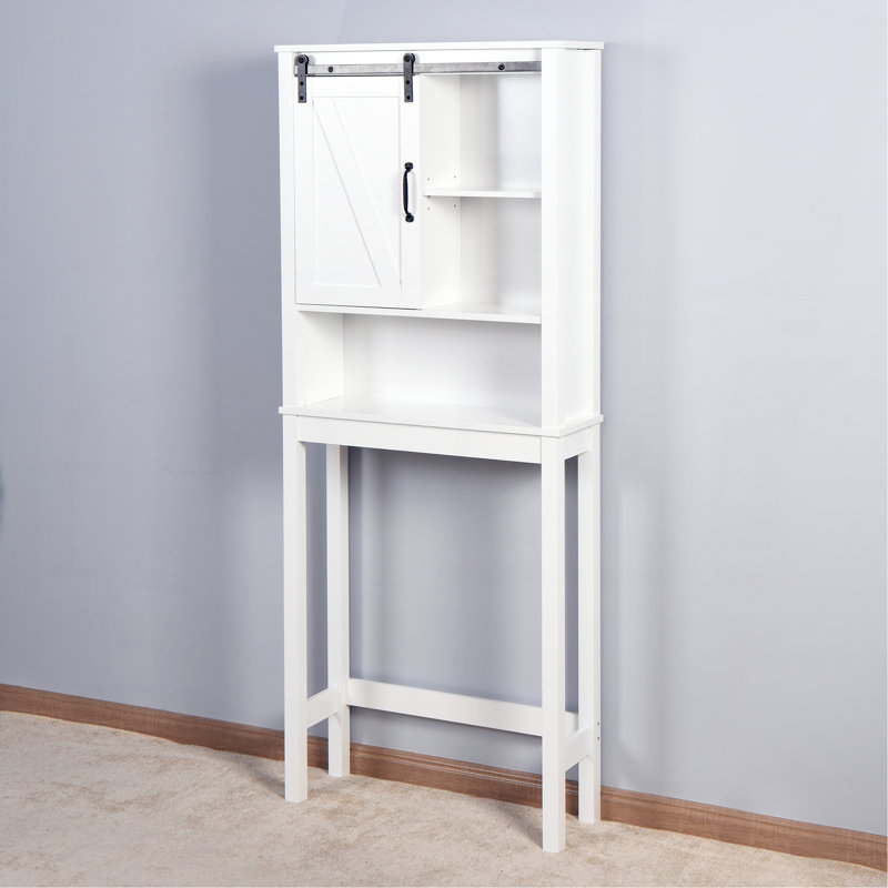 Armoire de rangement au-dessus de la toilette pour l'organisation de la salle de bain