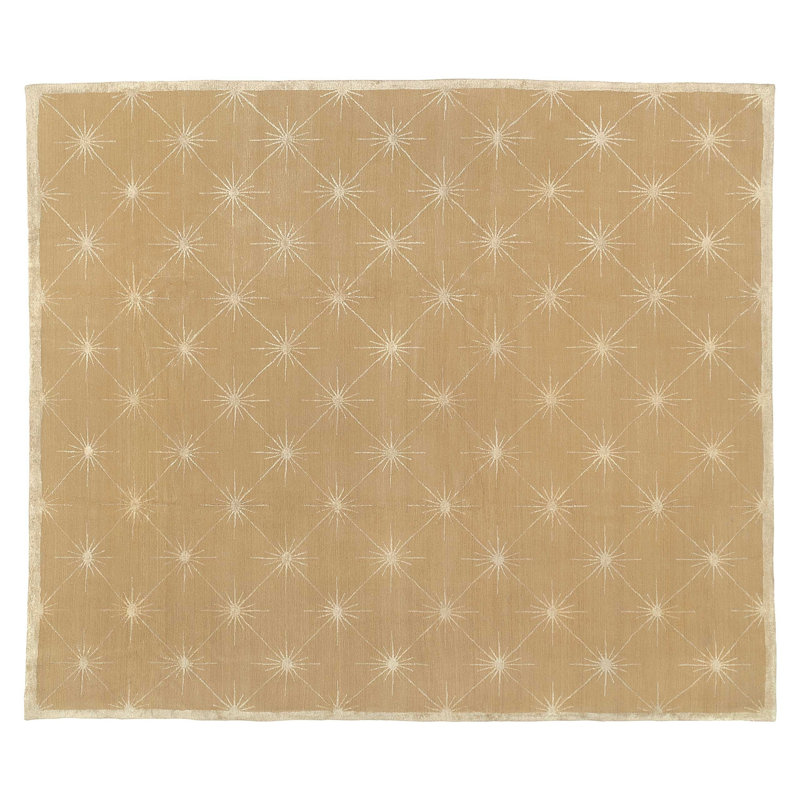 Geometric Area Rug in Beige/Neutral, Rectangle 10' x 14'