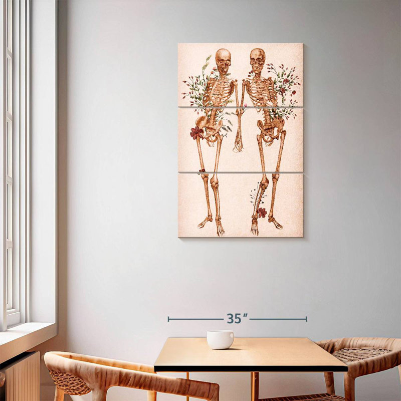 Keiri Skeleton Couple, 57" H x 36" W