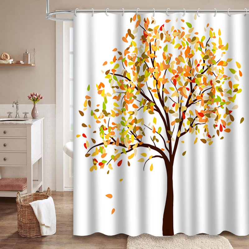 Rideau de douche à 12 crochets Creative Creative, L 72 po x l 84 po