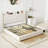 Full Size Bed Frame With 4 Drawers