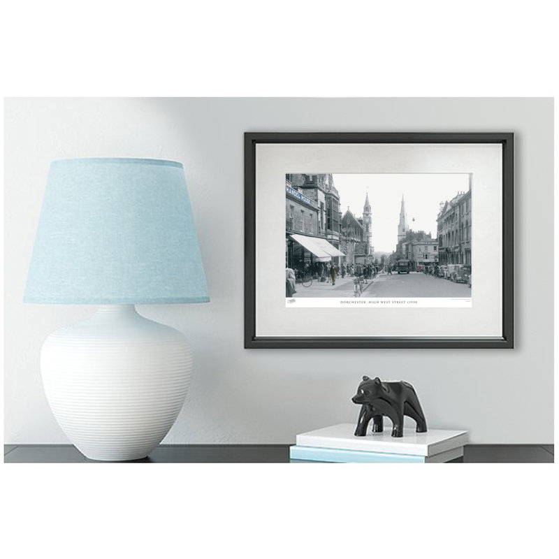 Dorchester, High West Street C1950 by Francis Frith - Single Picture Frame Print, 45cm H x 60cm W x 2.3cm D