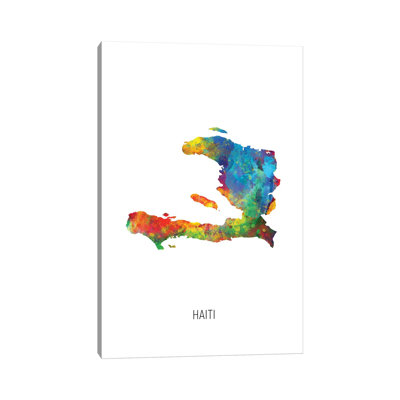 " Haiti Map " by Michael Tompsett