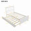 Lit plateforme avec lit gigogne-313041451