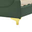 Lit en cuir pour grand lit avec tête de lit à oreilles et lattes en bois massif recouvert de polyuréthane, sans sommier requis, renfort en métal, cadre plateforme luxueux confortable à incliner, facile à nettoyer,-1617471380-1617471382
