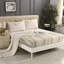 Bliss Complete Bedding Set Leaf Gold Duvet Cover Fitted Sheet With Matching Pillow Case-119317702