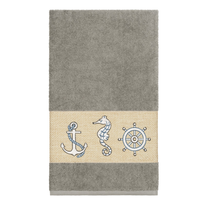 Serviette de bain Easton, Gris foncé