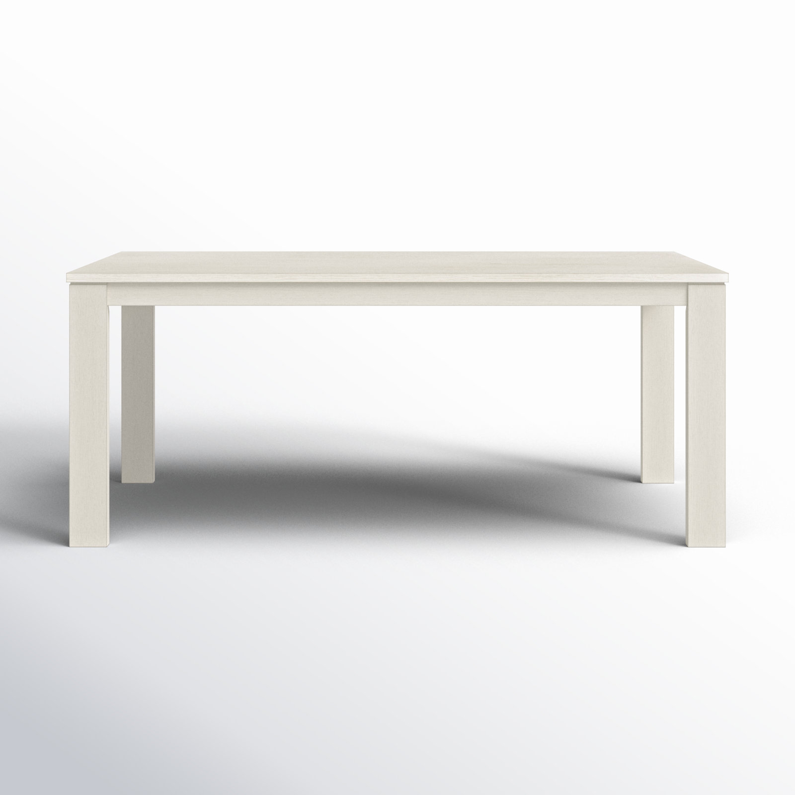 Trudie 70" Dining Table, White Wash, 30"H x 70"L x 40"W