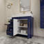 Ensemble de meuble-lavabo simple 36 po avec tiroirs et portes-70381325
