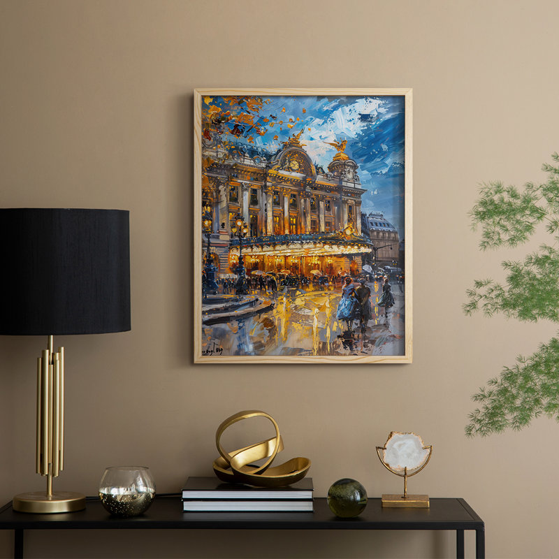 «LANDSCAPES Series CECV III», reproduction encadrée - bois massif, Naturel, H 11 po x l 9 po