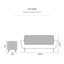 Table de chevet en bois massif Pascal