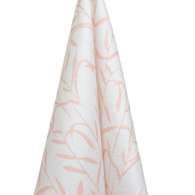 Botanic Square Pillow Cover & Insert, Blush Pink Floral, 22"H x 22"W